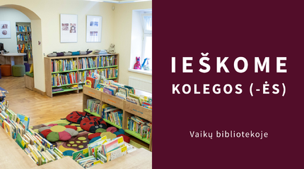 Ieškome naujo komandos nario!