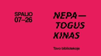 Nemokami festivalio „Nepatogus kinas“ seansai moksleiviams bibliotekoje