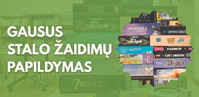Bibliotekos lentynas papildė nauji stalo žaidimai