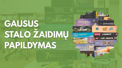 Bibliotekos lentynas papildė nauji stalo žaidimai
